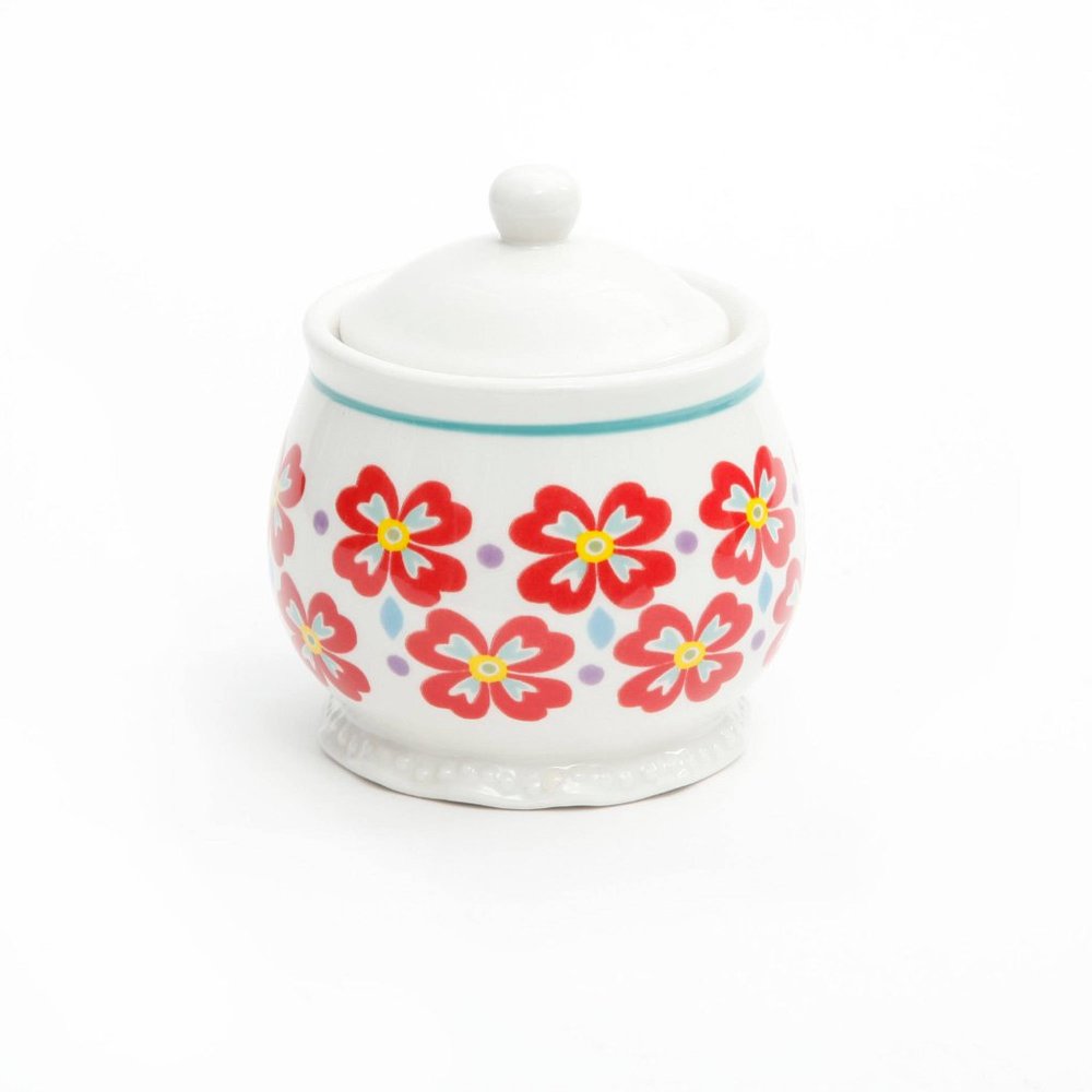 The Pioneer Woman Flea Market Sugar & Creamer with Salt & Pepper Shaker Set - Picture 4 of 8